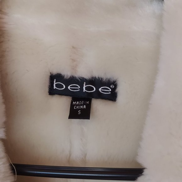 BEBE CREAM SUEDE JACKET - Picture 3 of 3